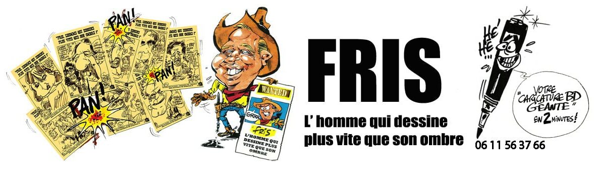 Fris, caricaturiste de presse, animateur BD, Nantes